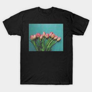 Pink Spring tulips T-Shirt